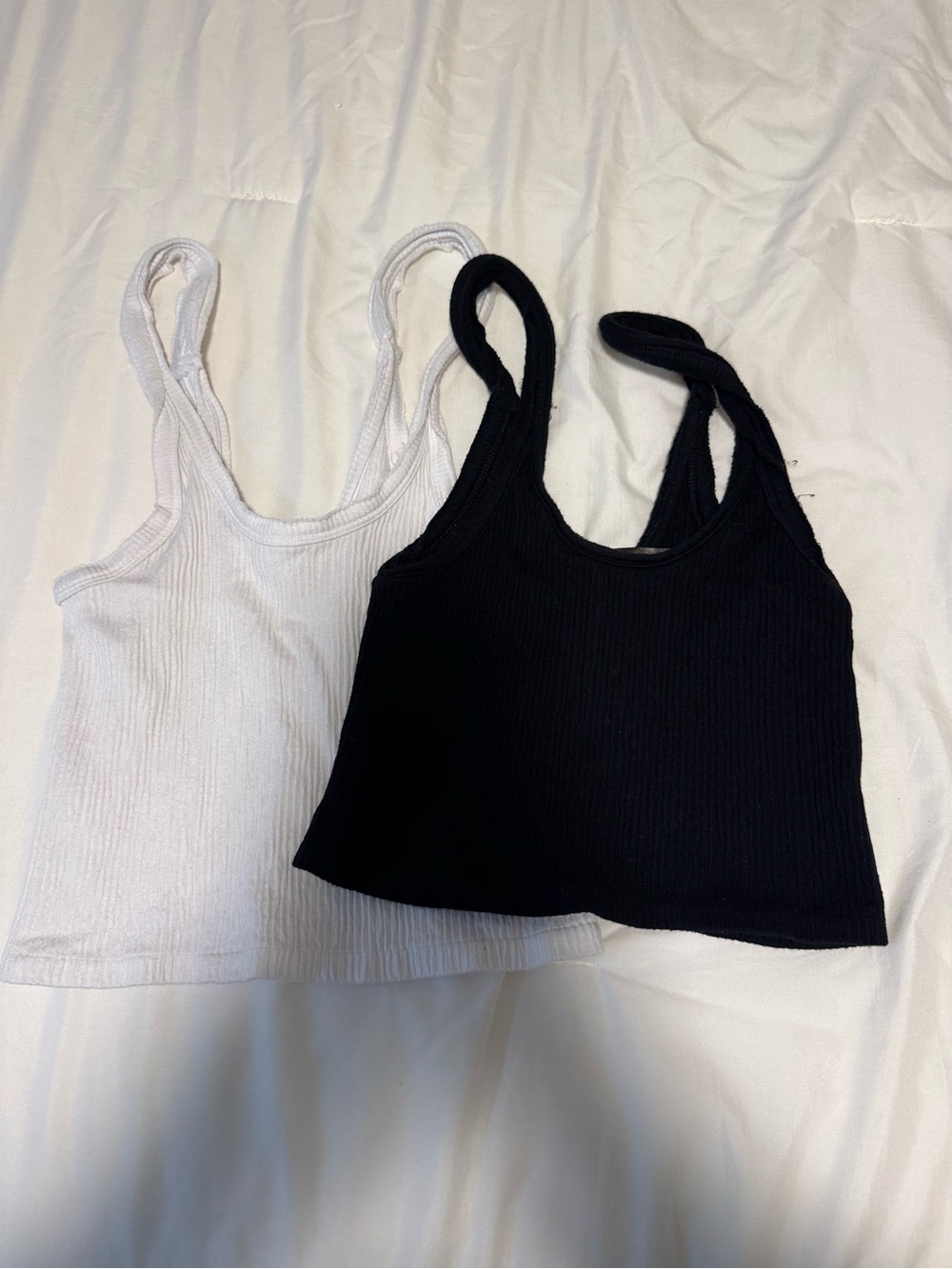 Out From Under Bundle Ribbed Cropped Tanks